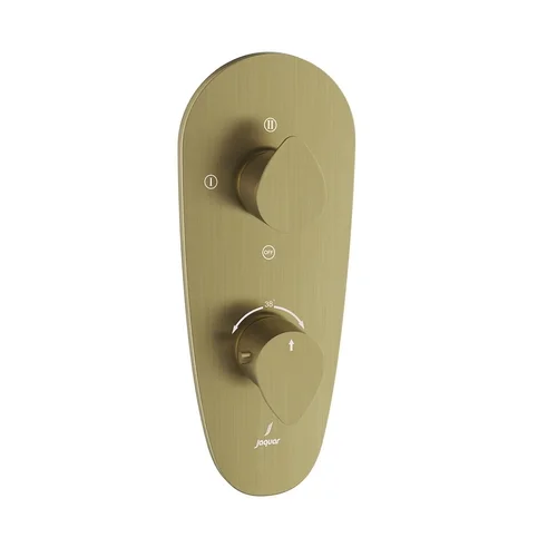 Mặt nạ sen nhiệt độ âm tường 3 đầu Ấn Độ màu đồng cổ Jaquar VGP-ABR-81683NK