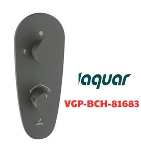 Củ sen ổn nhiệt âm tường 3 đầu ra màu đen chrome Ấn Độ Jaquar VGP-BCH-81683