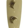 Mặt nạ sen nhiệt độ âm tường 3 đầu Ấn Độ màu đồng cổ Jaquar VGP-ABR-81683NK
