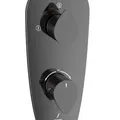 Mặt nạ sen nhiệt độ âm tường Ấn Độ màu đen chrome Jaquar VGP-BCH-81681NK