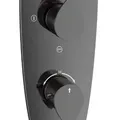 Mặt nạ sen nhiệt độ âm tường 3 đầu màu đen chrome Jaquar VGP-BCH-81683NK