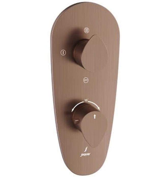 Củ sen ổn nhiệt âm tường 3 đầu ra màu đồng đỏ Ấn Độ Jaquar VGP-ACR-81683