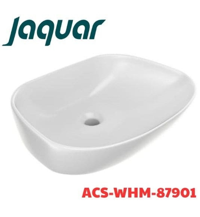 Chậu dương bàn đá Ấn Độ màu trắng mờ Jaquar ACS-WHM-87901
