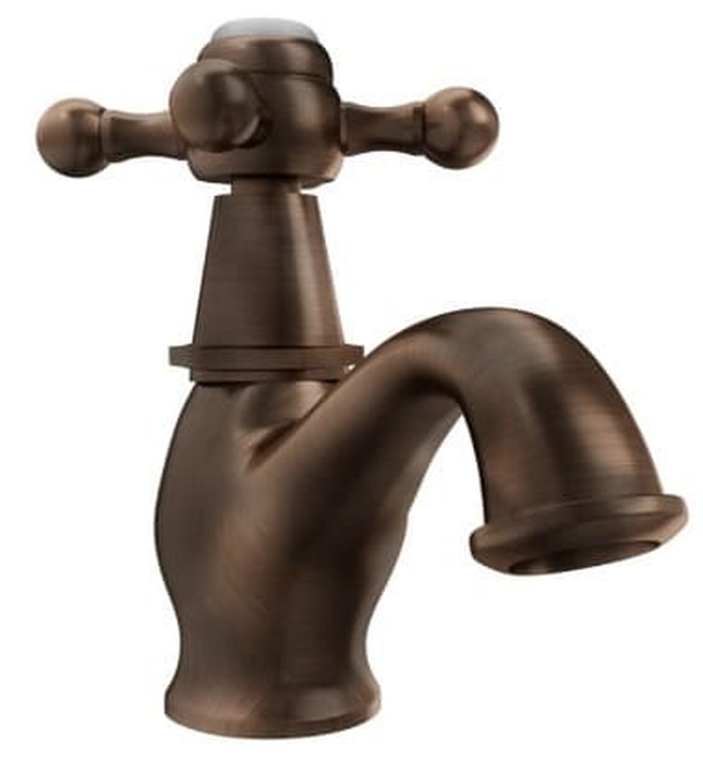 Vòi chậu rửa mặt lạnh màu đồng đỏ Ấn Độ Jaquar QQT-ACR-7011