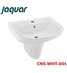 Chậu rửa treo tường chân lửng Ấn Độ màu trắng Jaquar CNS-WHT-801