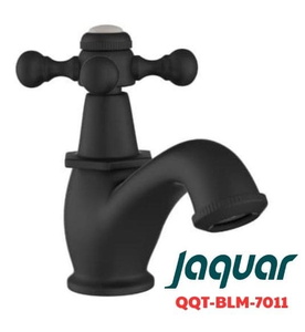Vòi chậu rửa mặt lạnh màu đen mờ Ấn Độ Jaquar QQT-BLM-7011