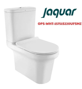 Bồn cầu 2 khối nắp rơi êm Ấn Độ Jaquar OPS-WHT-15751S220UFSMZ