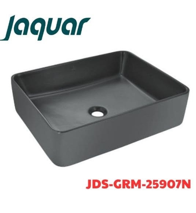 Chậu dương bàn đá Ấn Độ màu xám mờ Jaquar JDS-GRM-25907N