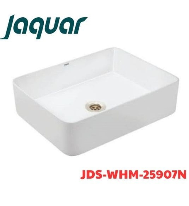 Chậu dương bàn đá Ấn Độ màu trắng mờ Jaquar JDS-WHM-25907N