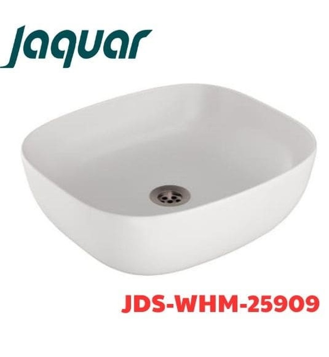 Chậu dương bàn đá Ấn Độ màu trắng mờ Jaquar JDS-WHM-25909