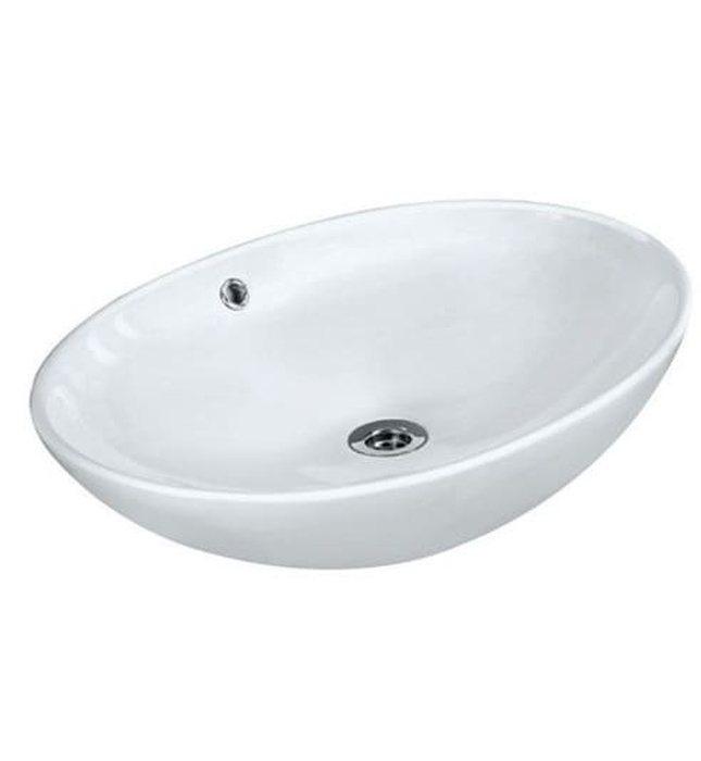 Chậu dương bàn đá Ấn Độ màu trắng Jaquar JDS-WHT-25901