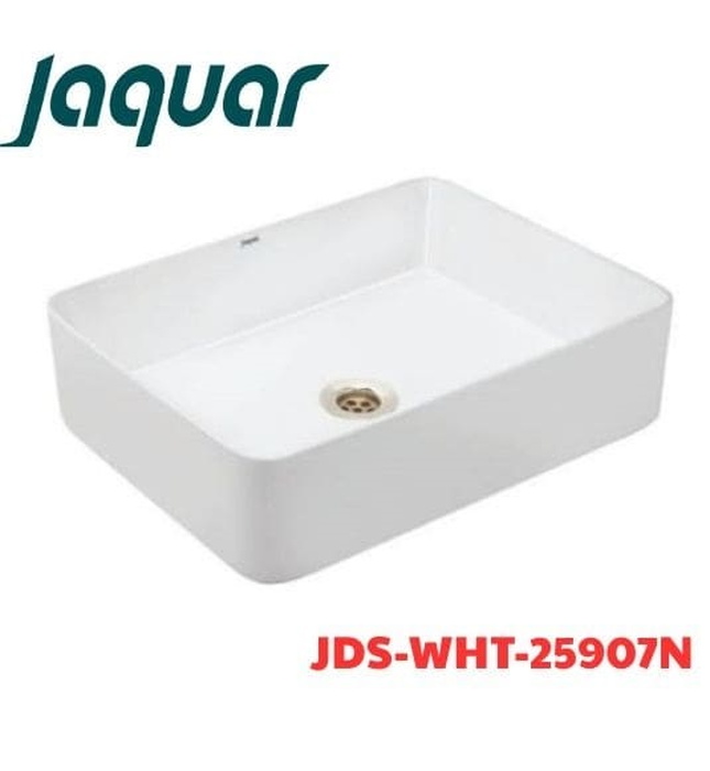 Chậu dương bàn đá Ấn Độ màu trắng Jaquar JDS-WHT-25907N