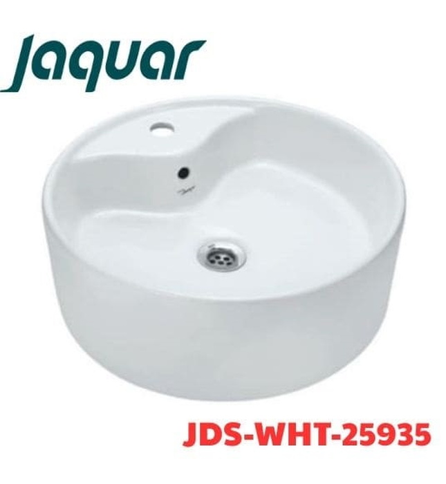 Chậu dương bàn đá Ấn Độ màu trắng Jaquar JDS-WHT-25935