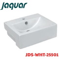 Chậu rửa bán âm bàn Ấn Độ màu trắng Jaquar JDS-WHT-25501