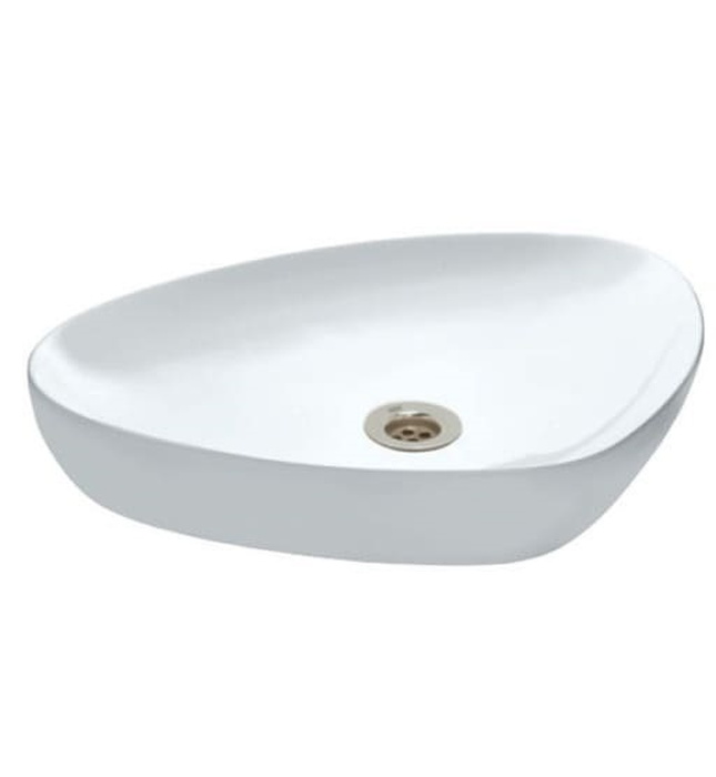 Chậu dương bàn đá Ấn Độ màu trắng Jaquar LYS-WHT-38901N