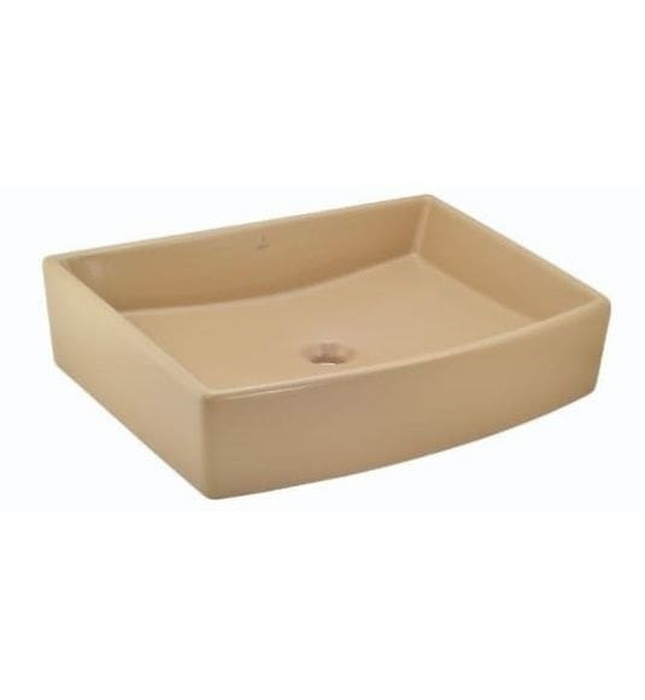 Chậu dương bàn đá Ấn Độ màu be mờ Jaquar KUS-BEM-35933PM 