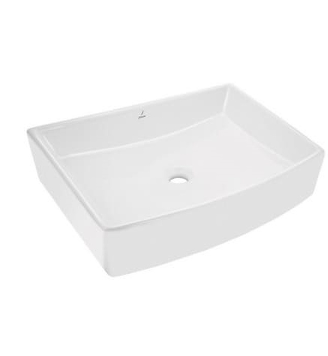 Chậu dương bàn đá Ấn Độ màu trắng mờ Jaquar KUS-WHM-35933PM