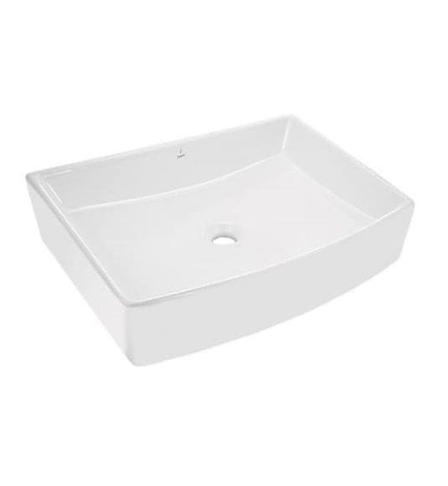 Chậu dương bàn đá Ấn Độ màu trắng Jaquar KUS-WHT-35933PM