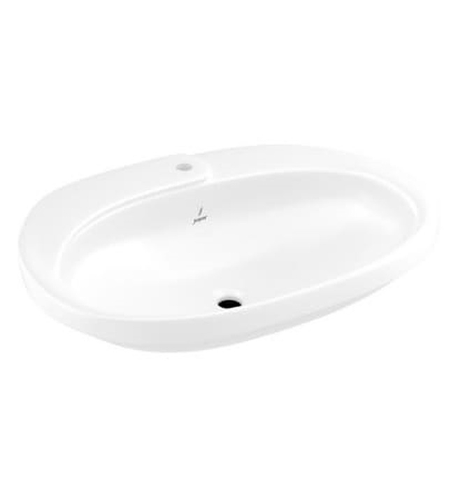 Chậu dương bàn đá Ấn Độ màu trắng mờ Jaquar OPS-WHM-15601PM