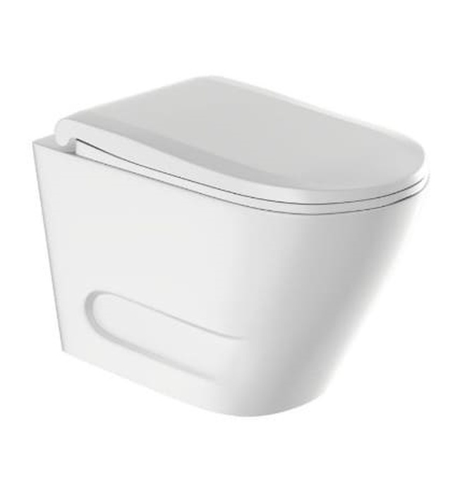 Bồn cầu treo tường không vành màu trắng mờ Jaquar OPS-WHM-15953BIUFPM