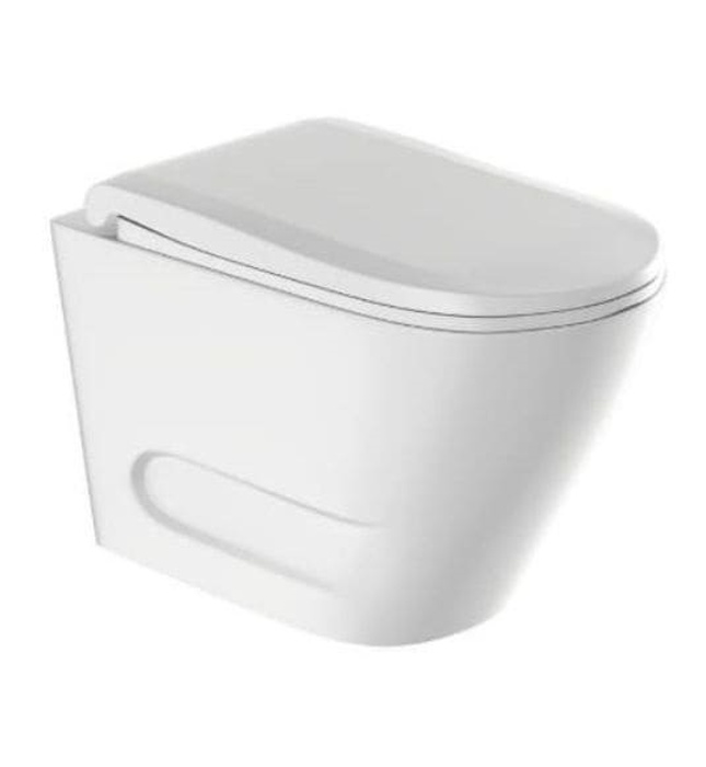 Bồn cầu treo tường không vành màu trắng mờ Jaquar OPS-WHM-15953BIUFPM