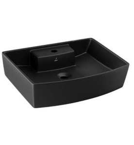 Chậu dương bàn đá Ấn Độ màu đen mờ Jaquar KUS-BLM-35931PM