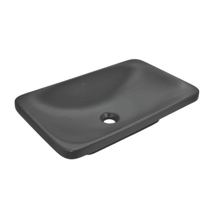 Chậu rửa dương bàn đá Ấn Độ màu xám mờ Jaquar LAS-GRM-91905