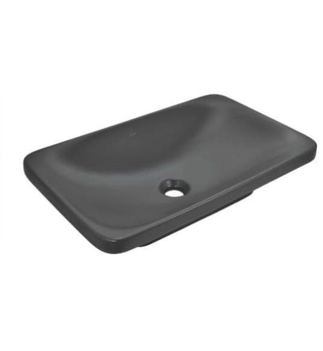 Chậu rửa dương bàn đá Ấn Độ màu xám mờ Jaquar LAS-GRM-91905