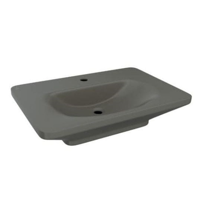 Chậu rửa dương bàn đá Ấn Độ màu xám mờ Jaquar LAS-GRM-91933