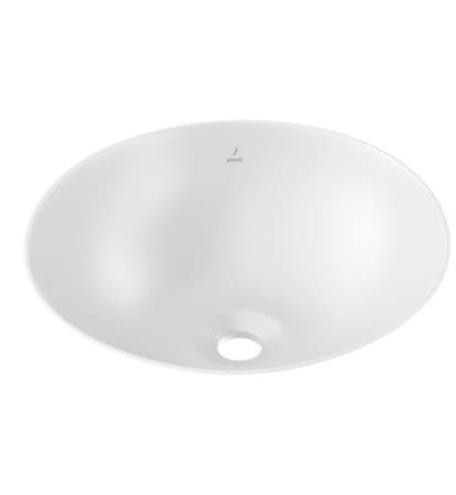 Chậu âm bàn đá Ấn Độ màu trắng mờ Jaquar LAS-WHM-91707