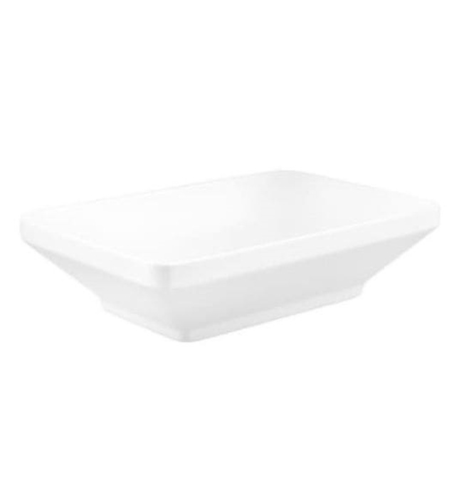 Chậu rửa dương bàn đá Ấn Độ màu trắng mờ Jaquar LAS-WHM-91905