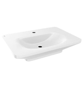 Chậu rửa dương bàn đá Ấn Độ màu trắng mờ Jaquar LAS-WHM-91933