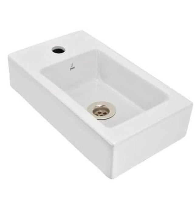 Chậu rửa dương bàn đá Ấn Độ màu trắng Jaquar JDS-WHT-25801