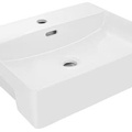 Chậu rửa bán âm Ấn Độ màu trắng Jaquar JDS-WHT-25505