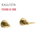 Tay cầm vòi bồn tắm âm tường màu đồng Kallista P24508-LV-2MB