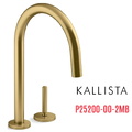 Vòi chậu rửa bát dây rút màu đồng Kallista P25200-00-2MB