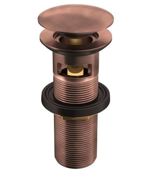 Đầu xả nhấn có tràn màu đồng đỏ Jaquar ALD-ACR-729L130