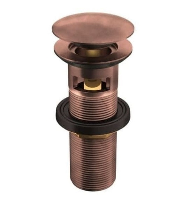 Đầu xả nhấn có tràn màu đồng đỏ Jaquar ALD-ACR-729L130