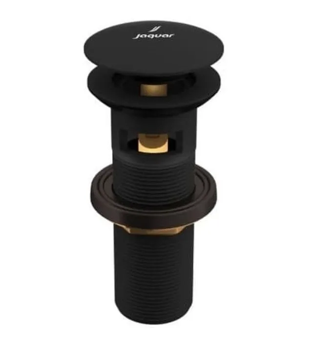 Đầu xả nhấn có tràn màu đen mờ Jaquar ALD-BLM-729L130
