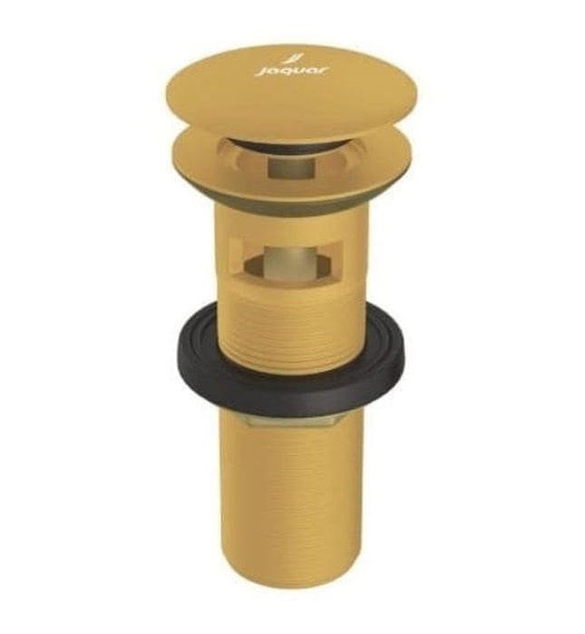 Đầu xả nhấn có tràn màu vàng mờ Jaquar ALD-GMP-729L130