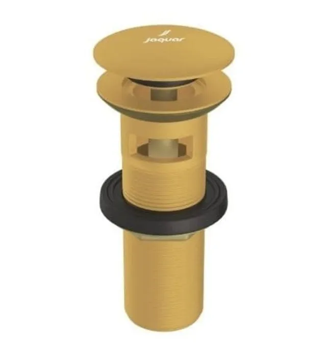 Đầu xả nhấn có tràn màu vàng mờ Jaquar ALD-GMP-729L130