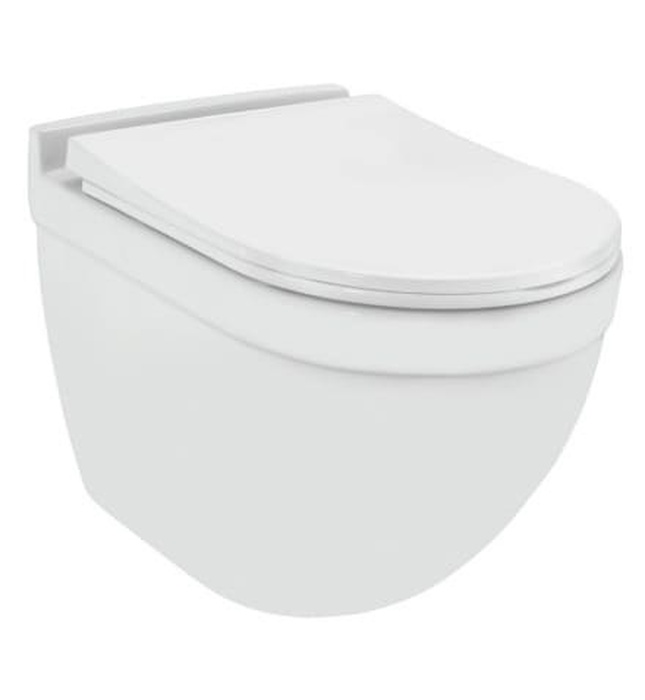 Bồn cầu treo tường không vành màu trắng mờ Jaquar SLS-WHT-6953BIPPSM