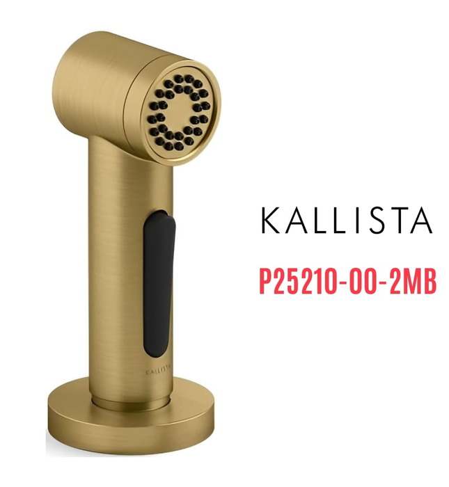 Vòi xịt chậu rửa bát 1 chức năng màu đồng Kallista P25210-00-2MB