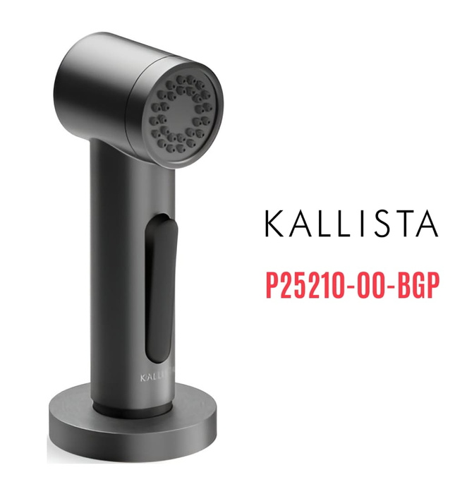 Vòi xịt chậu rửa bát 1 chức năng màu đen Kallista P25210-00-BGP