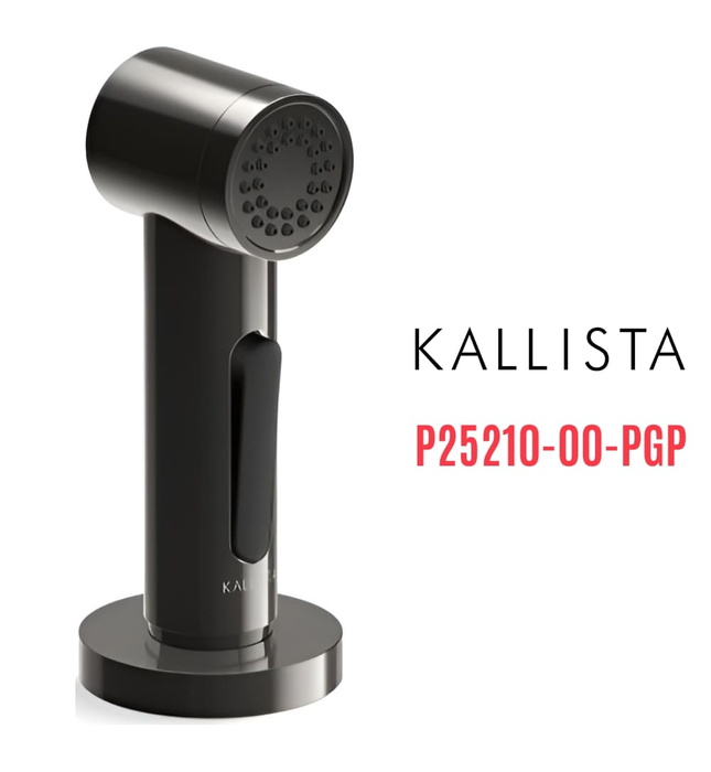 Vòi xịt chậu rửa bát 1 chức năng màu đen Kallista P25210-00-PGP