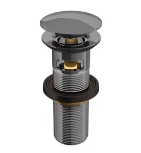 Đầu xả nhấn có tràn màu đen chrome Jaquar ALD-BCH-729L130