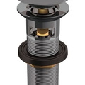 Đầu xả nhấn có tràn màu đen chrome Jaquar ALD-BCH-729L130
