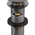 Đầu xả nhấn có tràn màu đen chrome Jaquar ALD-BCH-729L130