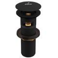 Đầu xả nhấn có tràn màu đen mờ Jaquar ALD-BLM-729L130