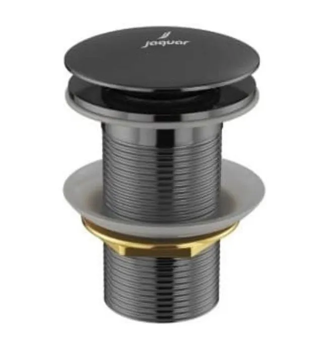 Đầu xả nhấn có tràn màu đen chrome Ấn Độ Jaquar ALD-BCH-727